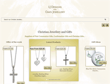 Tablet Screenshot of oakschristianjewellery.co.uk
